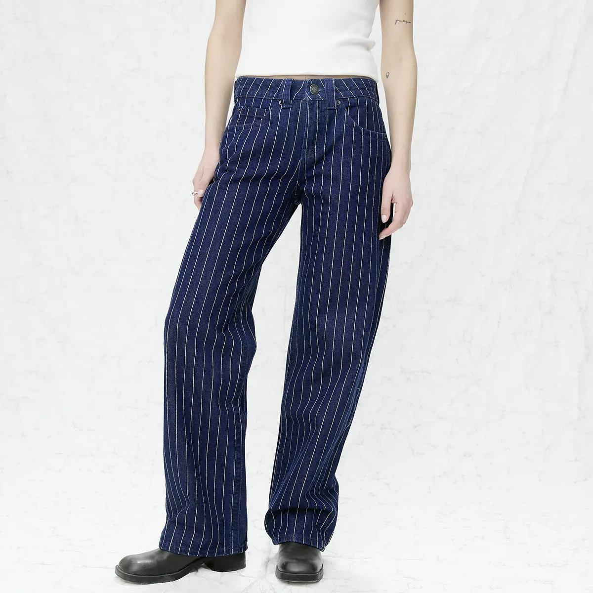 AMERICANINO - Jeans Straight Tiro Bajo Mujer Americanino