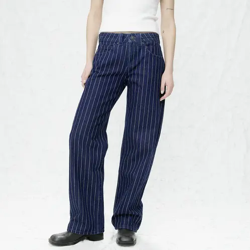 AMERICANINO - Jeans Straight Tiro Bajo Mujer
