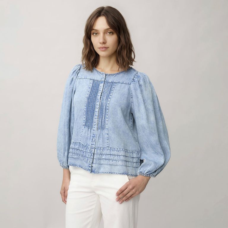Blusa Manga Larga Mujer