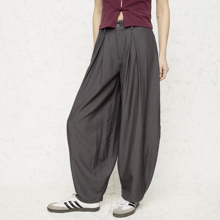 Pantalón Baggy Tiro Medio Mujer