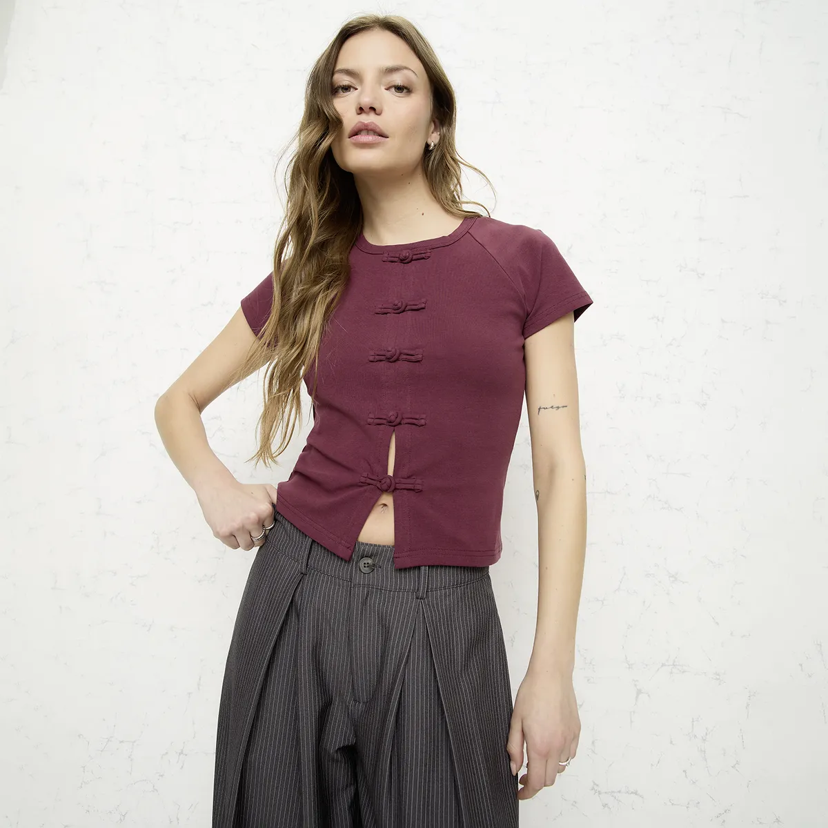 AMERICANINO - Polera Manga Corta Japo Mujer Americanino