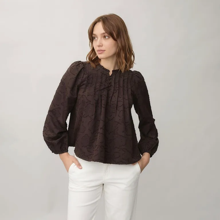 Blusa Manga Larga Mujer