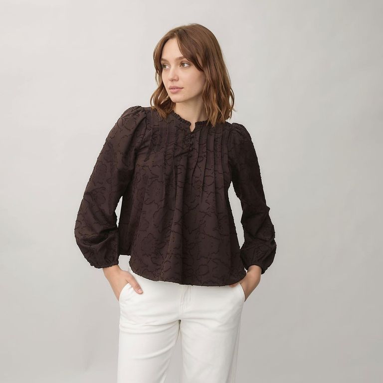 Blusa Manga Larga Mujer