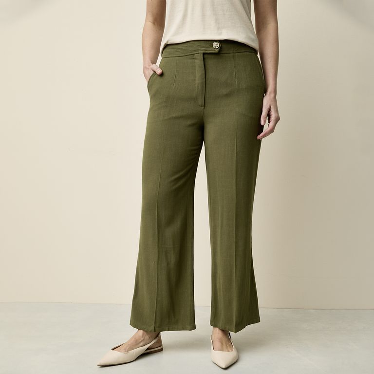 Pantalón Tiro Alto Mujer