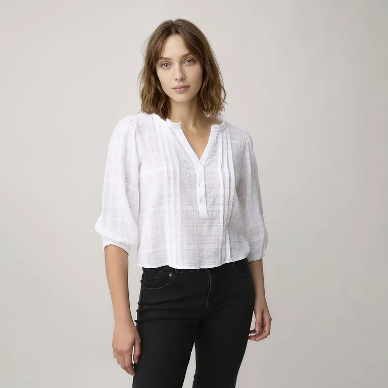 Blusa Manga Larga Mujer