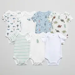 YAMP - Pack De 7 Bodys Bebé Niño