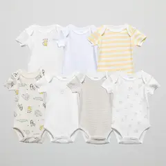YAMP - Pack De 7 Bodys Bebé Niño