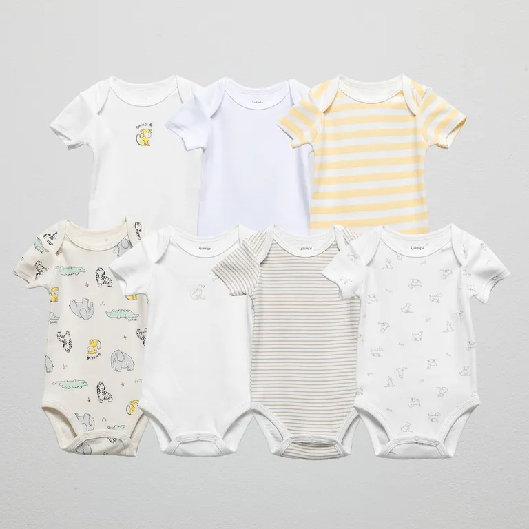 Pack De 7 Bodys Bebé Niño