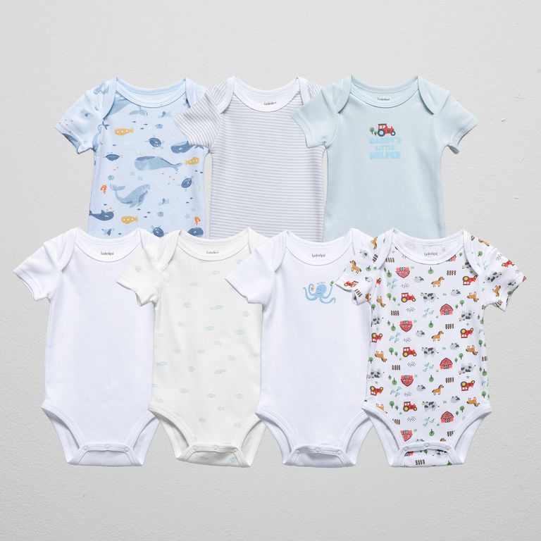 Pack De 7 Bodys Bebé Niño