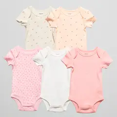 YAMP - Pack De 5 Bodys Bebé Niña