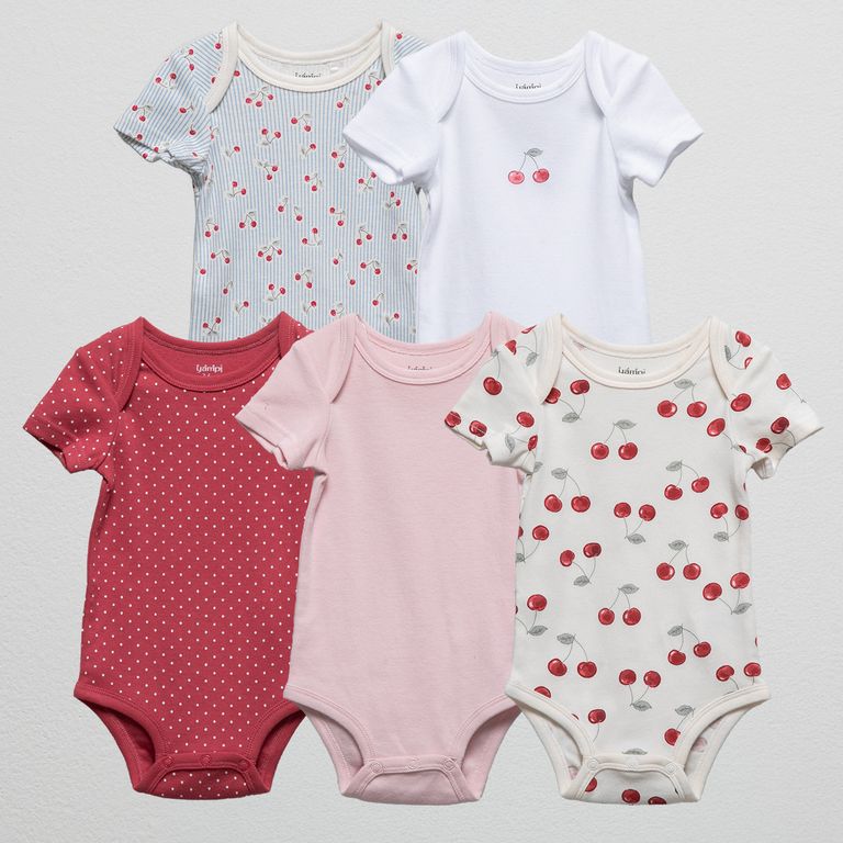 Pack De 5 Bodys Bebé Niña