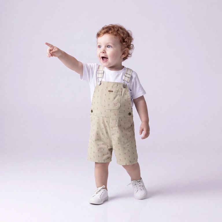 Conjunto Jardinera Más Polera Bebé