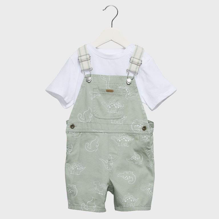 Conjunto Jardinera Más Polera Bebé