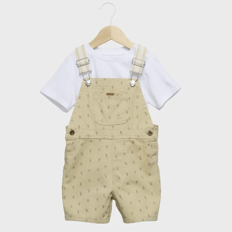 Conjunto Jardinera Más Polera Bebé