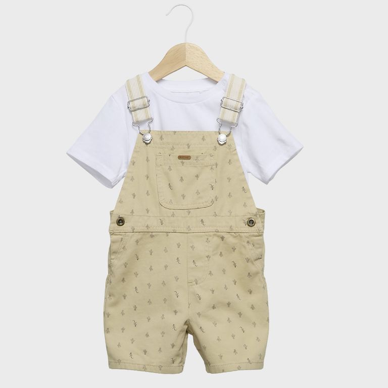 Conjunto Jardinera Más Polera Bebé
