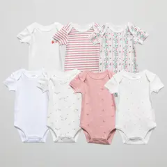 YAMP - Pack De 7 Bodys Bebé Niña