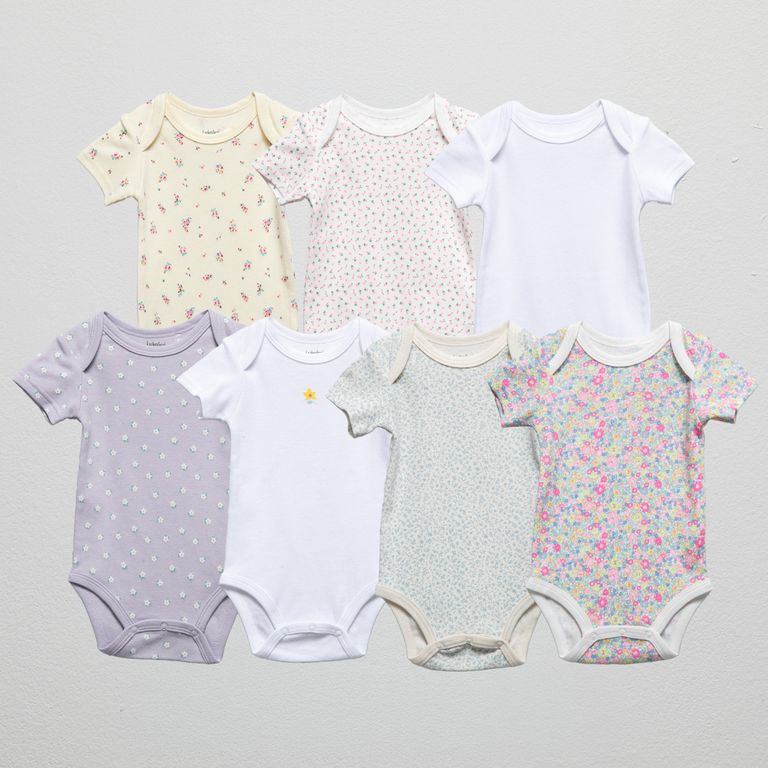 Pack De 7 Bodys Bebé Niña