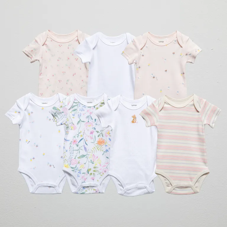 Pack De 7 Bodys Bebé Niña