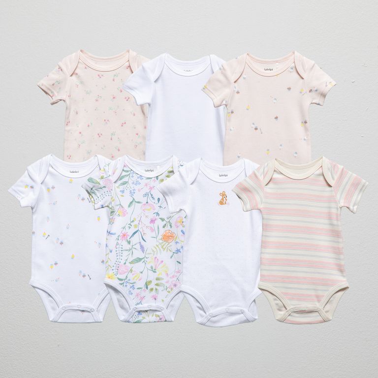 Pack De 7 Bodys Bebé Niña
