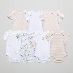 YAMP - Pack De 7 Bodys Bebé Niña