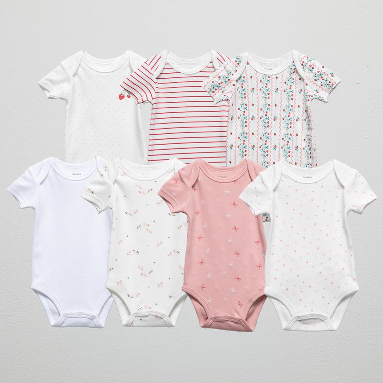 Pack De 7 Bodys Bebé Niña