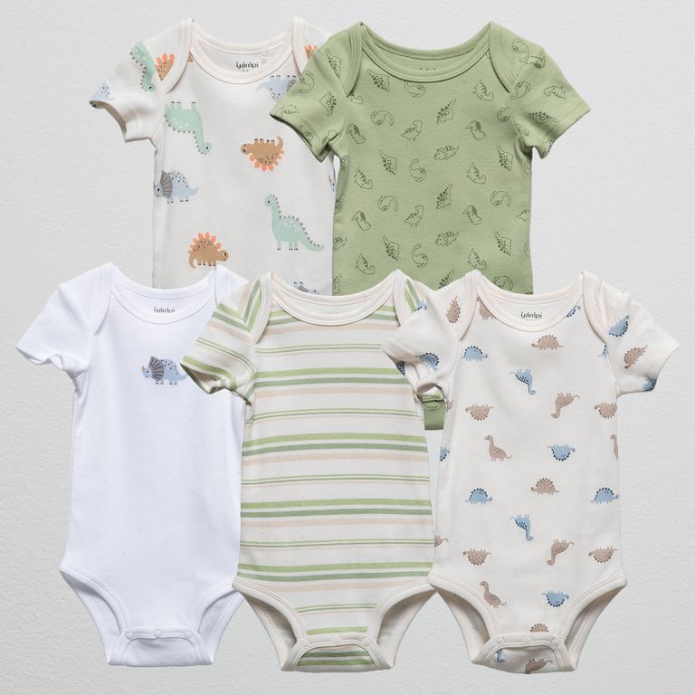 Pack De 5 Bodys Bebé Niño