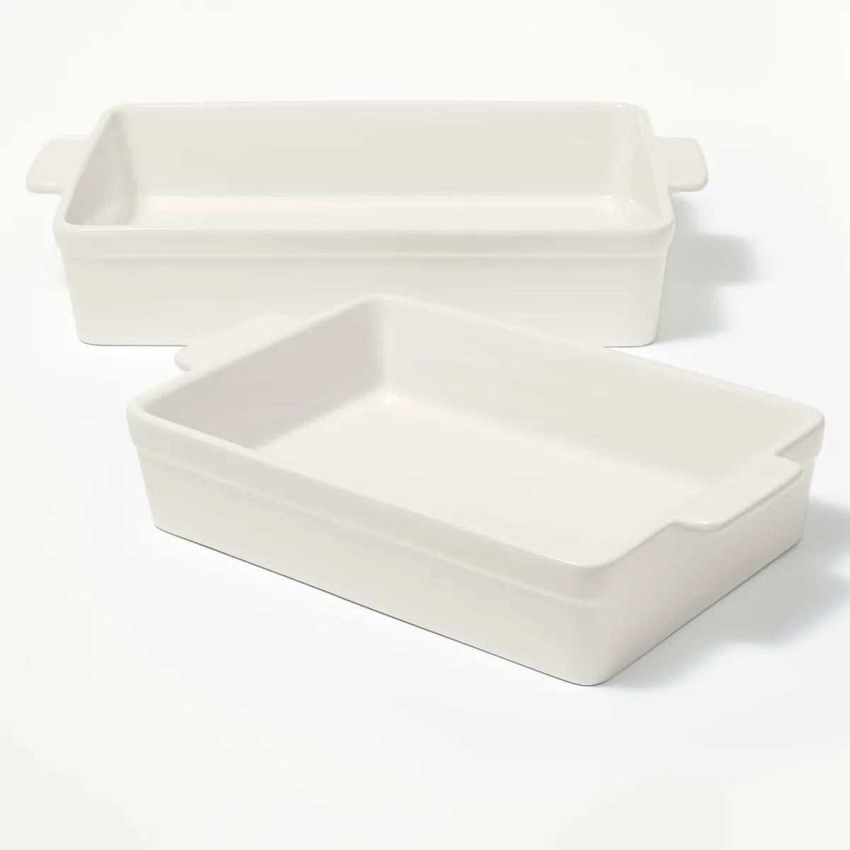 FIGMINT - Set 2 Fuentes de Horno Refractarias Bandejas Cerámica Figmint