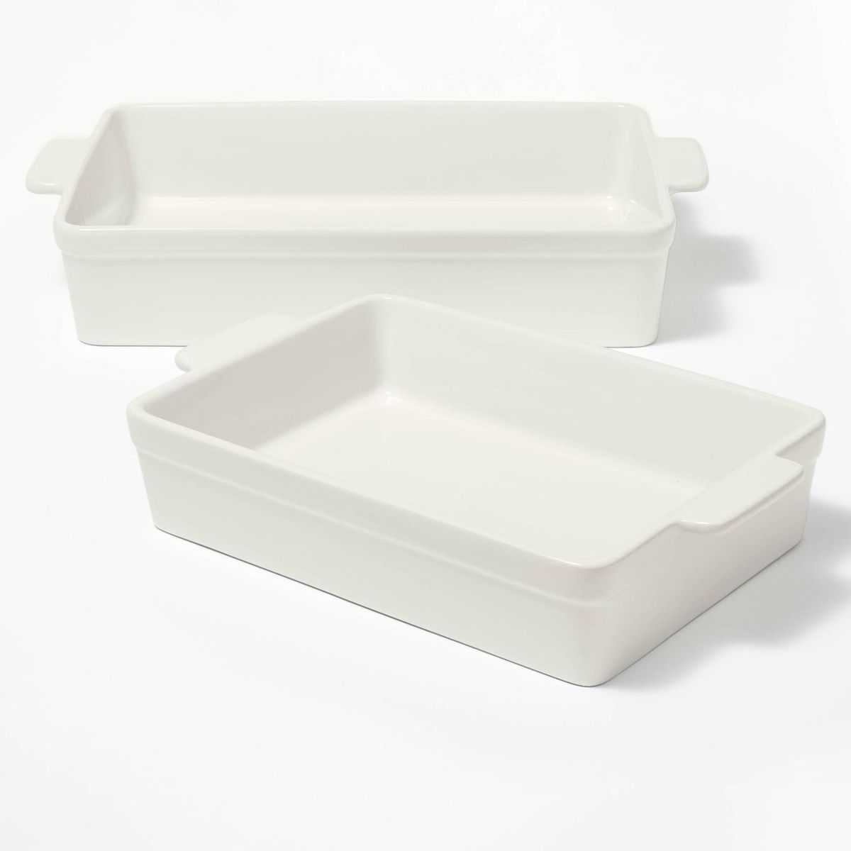 FIGMINT - Set 2 Fuentes de Horno Refractarias Bandejas Cerámica Figmint
