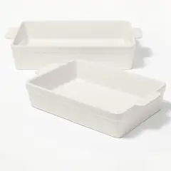 FIGMINT - Set 2 Fuentes de Horno Refractarias Bandejas Cerámica