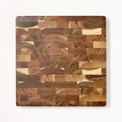 FIGMINT - Tabla de Cortar Madera Acacia 35.5X35.5 cm