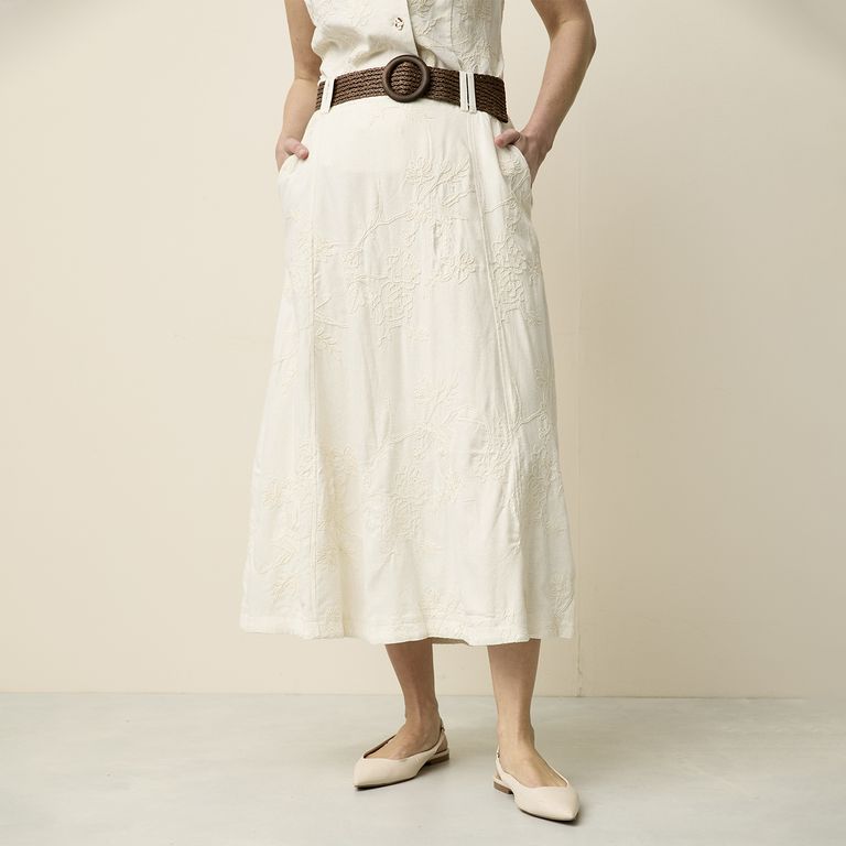 Falda Midi Mujer