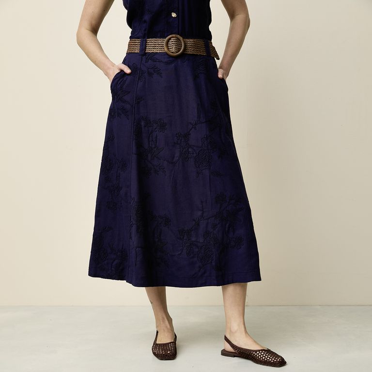 Falda Midi Mujer