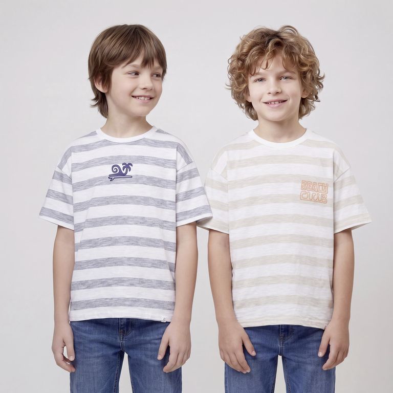 Pack 2 Poleras Manga Corta Niño