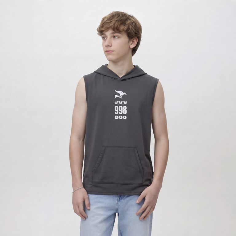 Polera Sin Mangas Niño Con Gorro