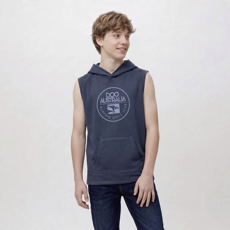 Polera Sin Mangas Niño Con Gorro
