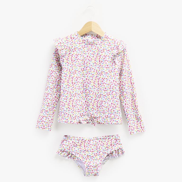 Set Polera UV Manga Larga + Bottom Vuelos Niña