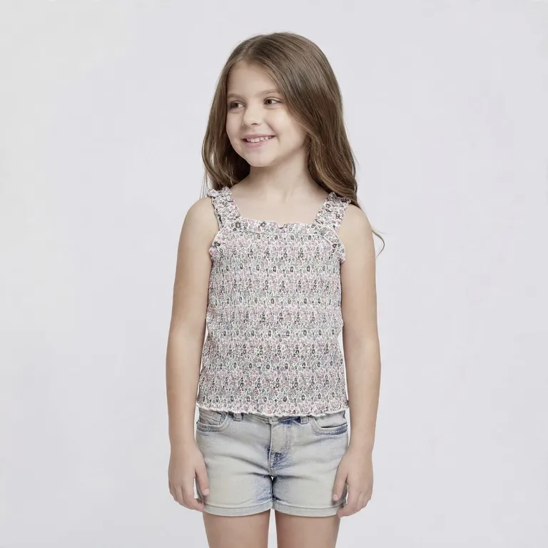 Polera Panal Sin Manga Niña