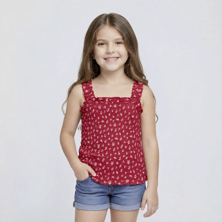 Polera Panal Sin Manga Niña