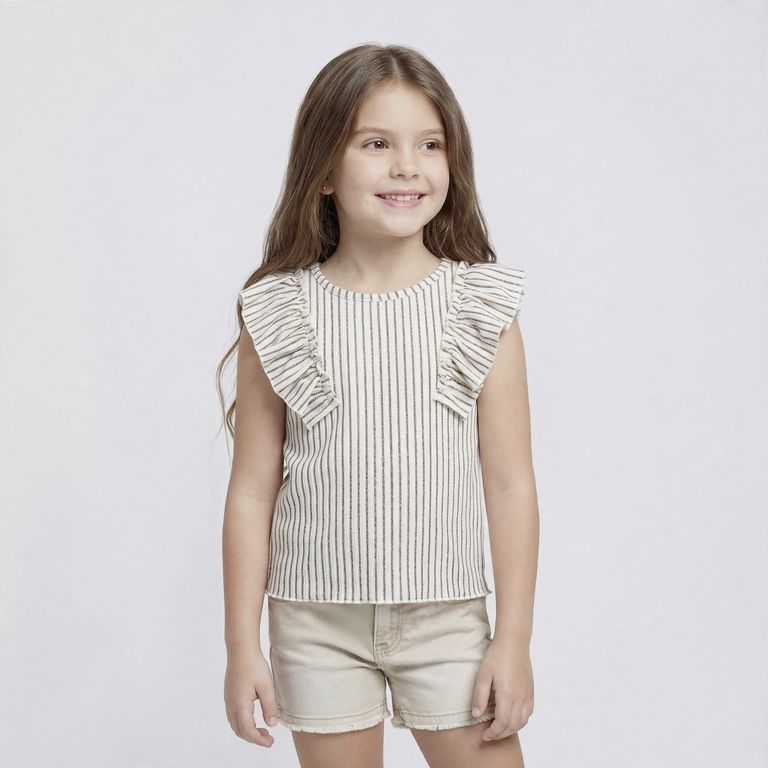 Polera Manga Corta Niña