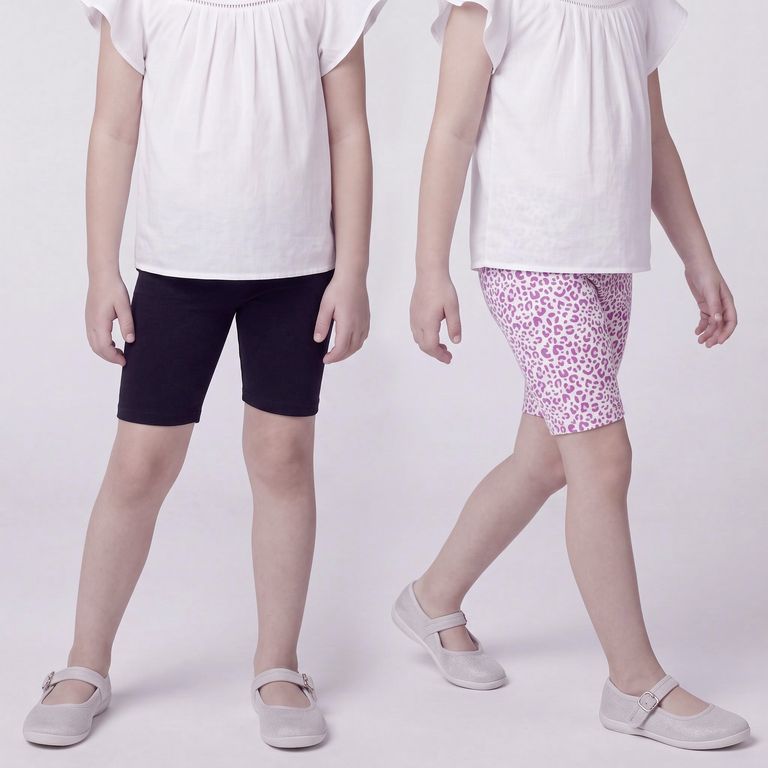 Pack De 2 Calzas Biker Niña