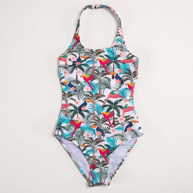 Traje Baño Cuello Halter Niña
