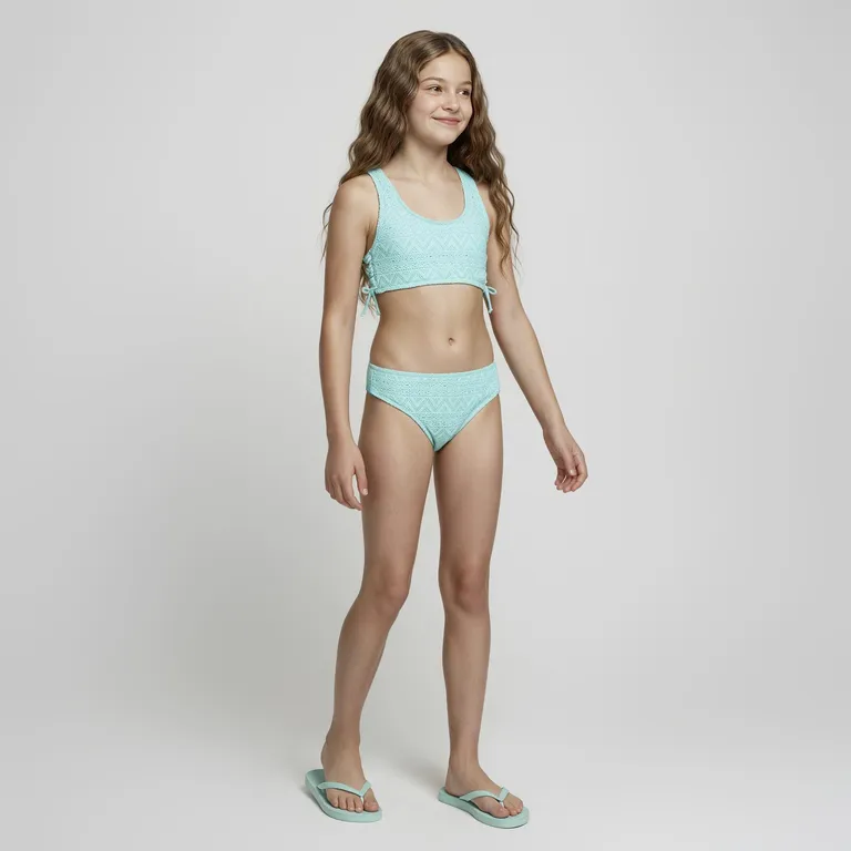 Traje De Baño Bikini 2 Piezas Niña