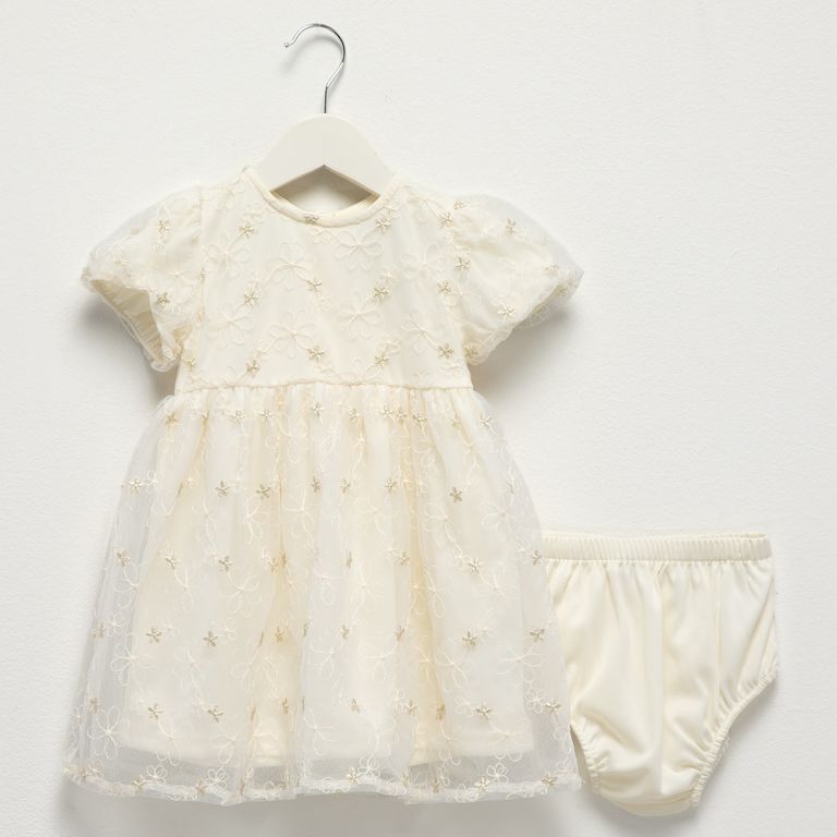Vestido Manga Corta Bebé Niña