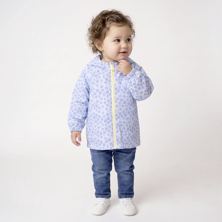 Casaca Con Gorro Bebé Niña