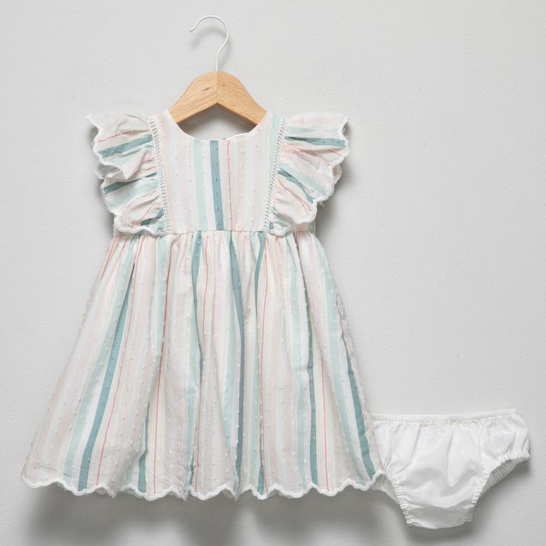 Vestido Manga Corta Bebé Niña