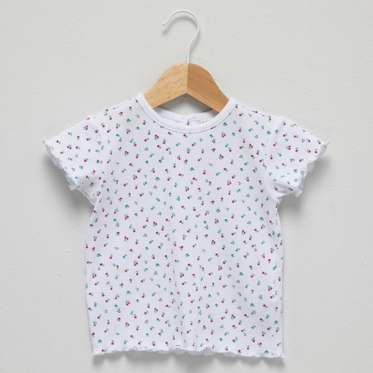 Polera Manga Corta Bebé Niña