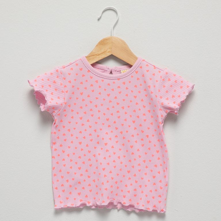 Polera Manga Corta Bebé Niña