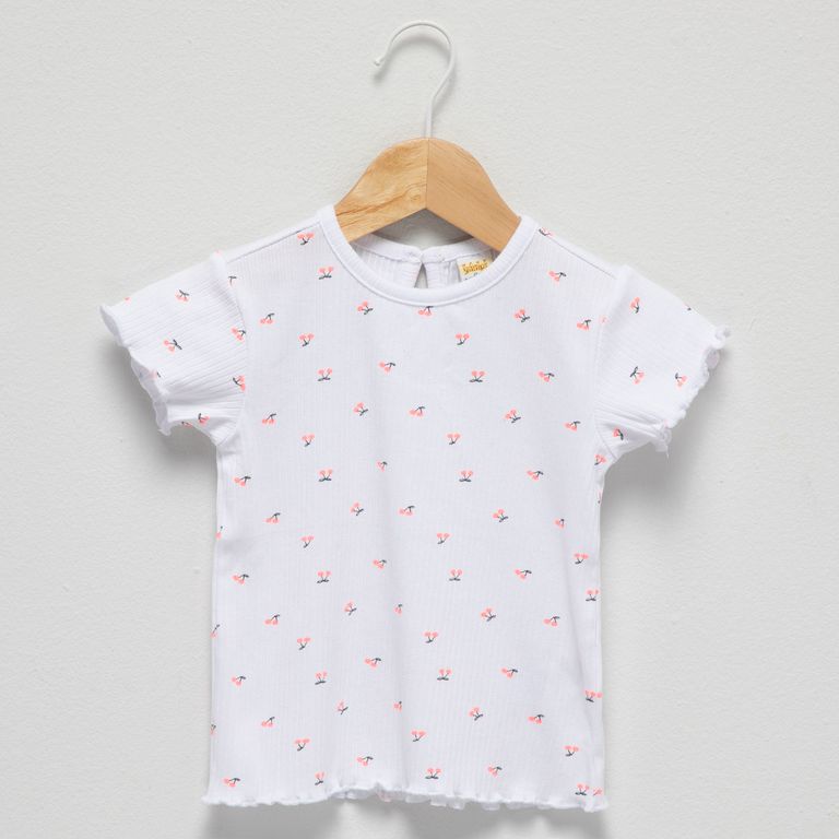 Polera Manga Corta Bebé Niña