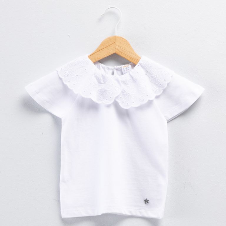 Polera Manga Corta Bebé Niña
