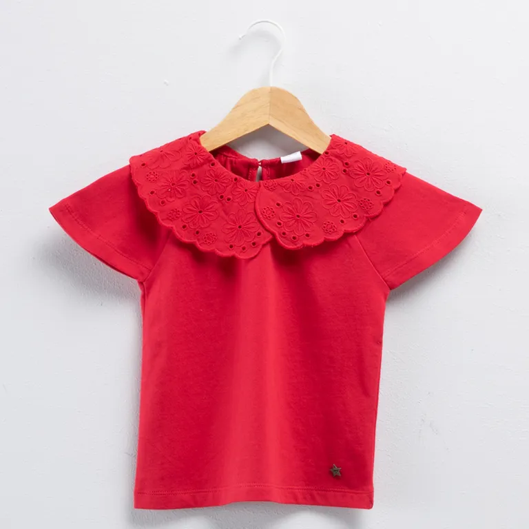 Polera Manga Corta Bebé Niña